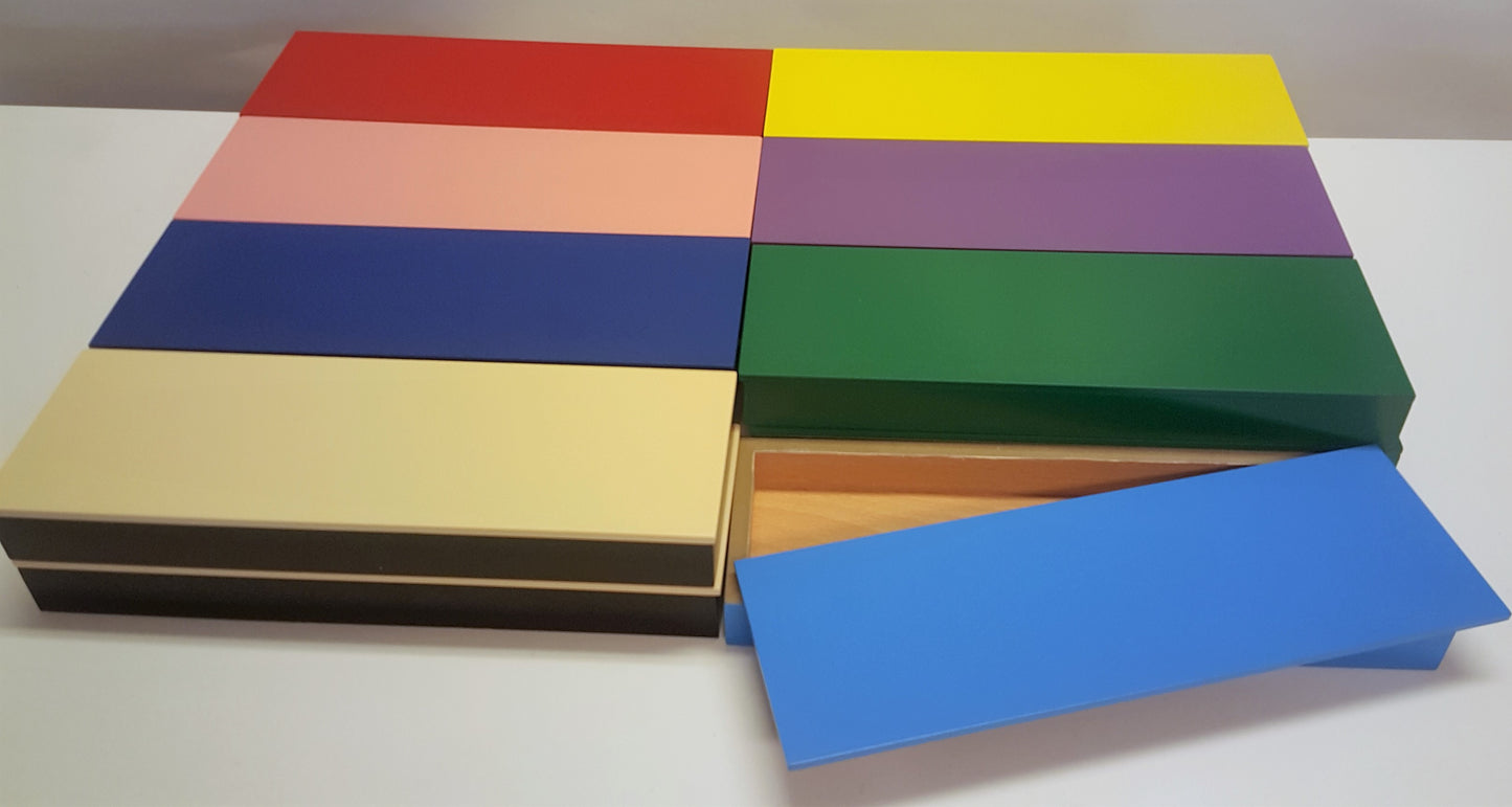 Förvaringslådor till grammatikkort