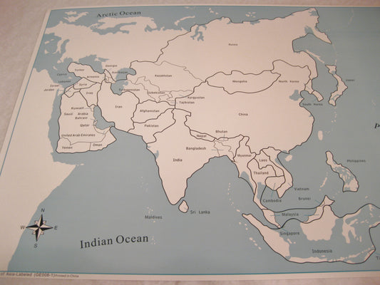 Kontrollkarta Asien