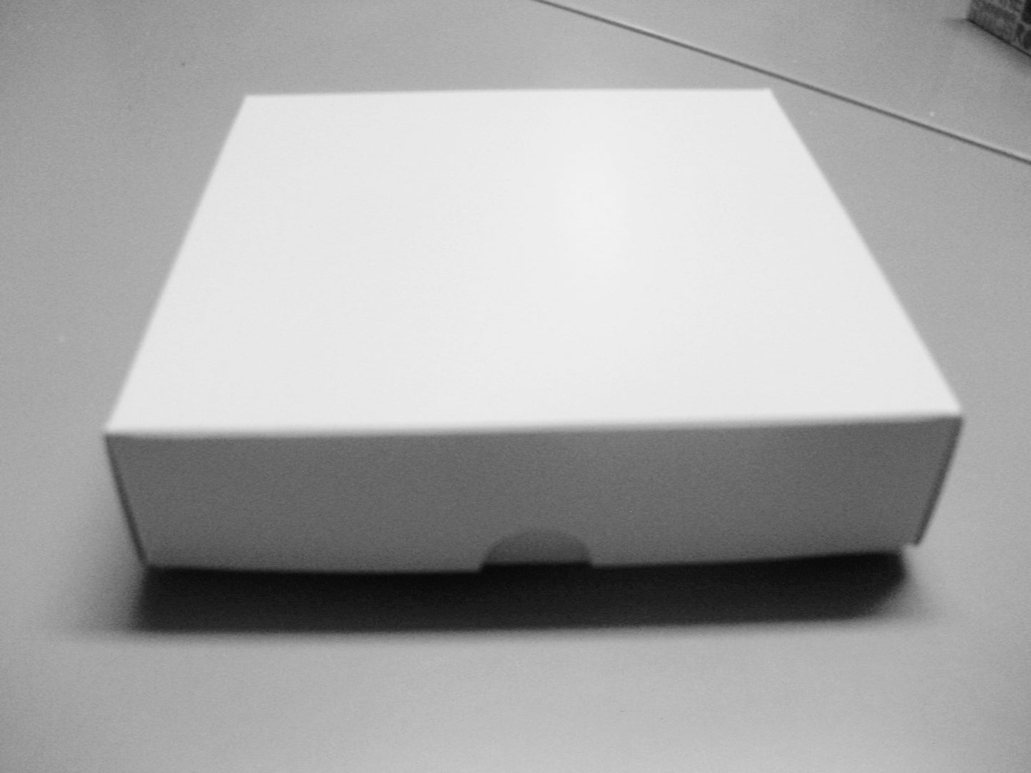 Låda vikbar vit 15x15x3.5