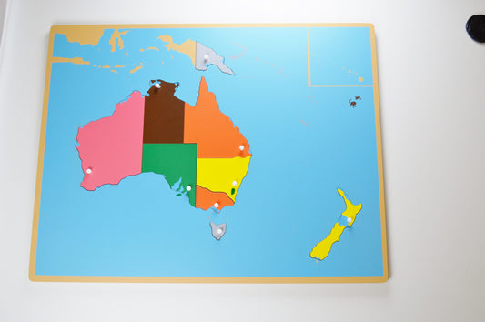 Kartpussel Australien 57.5 x 44.5 cm