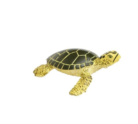 Havssköldpadda - grön unge 6,25x2,5 cm