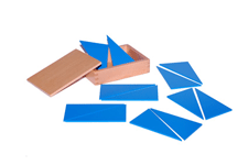 Blå trianglar