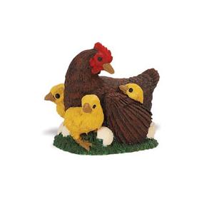 Hen in the nest
