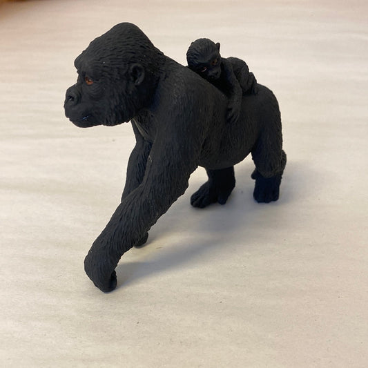 Gorilla with child