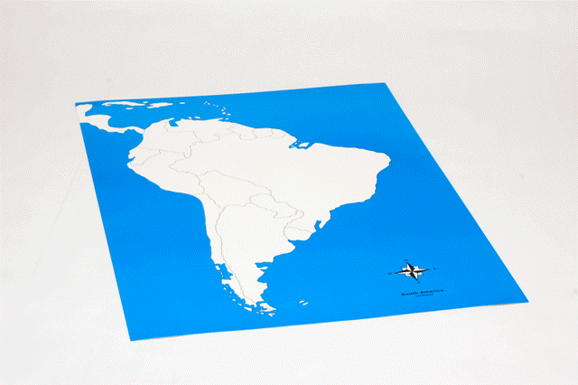 Kartpussel Sydamerika - kontrollkarta utan namn