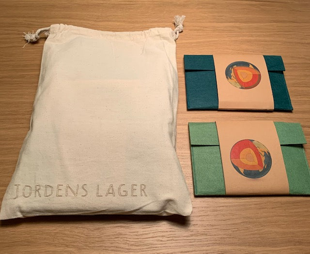 Påse till jordens lager i filt
