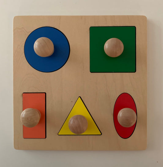 Geometriska former pussel
